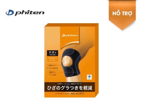 Đai Bảo Vệ Khớp Gối (loại vừa)- PHITEN METAX SUPPORTER KNEE_MIDDLE TYPE