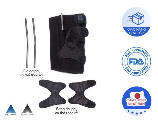 Đai Định Hình Đầu Gối (loại cứng) - PHITEN SUPPORTER KNEE_HARD TYPE - Hình ảnh 2