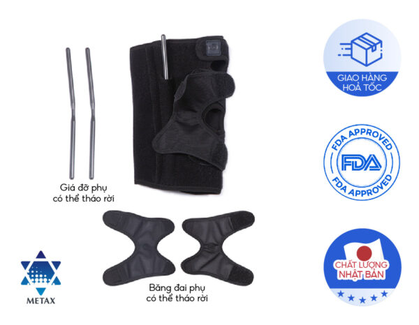 Đai Định Hình Đầu Gối (Loại cứng) - PHITEN METAX SUPPORTER KNEE FIRM - Hình ảnh 5