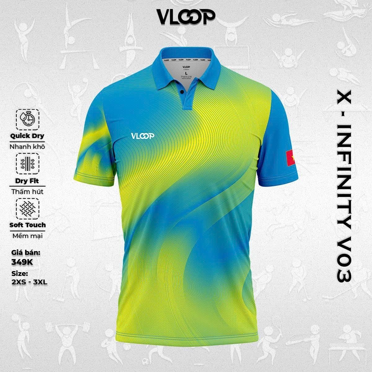 ÁO THỂ THAO CỔ POLO VLOOP - BỘ SƯU TẬP X INFINITY V03 4 ÁO THỂ THAO CỔ POLO VLOOP - BỘ SƯU TẬP X INFINITY V03 - Ảnh 4