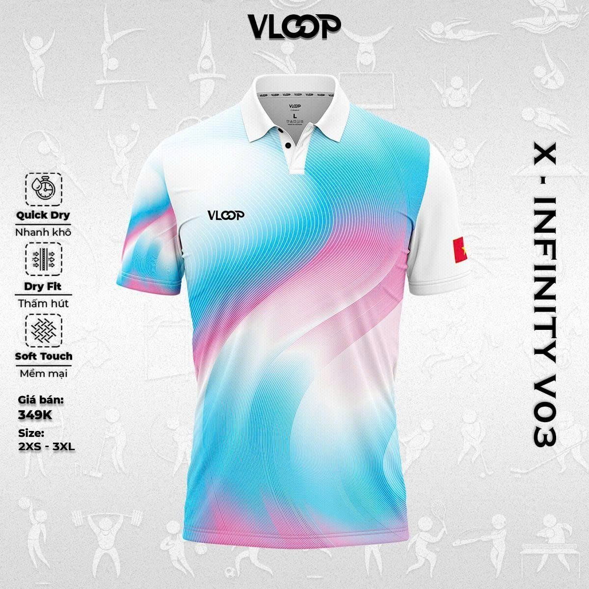 ÁO THỂ THAO CỔ POLO VLOOP - BỘ SƯU TẬP X INFINITY V03 6 ÁO THỂ THAO CỔ POLO VLOOP - BỘ SƯU TẬP X INFINITY V03 - Ảnh 6